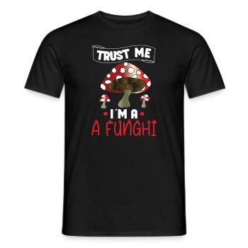 Morels Mushroom Picker Mushroom Farmer Mushroom - T-shirt homme - noir - Devant - AI Model Male 178 light (178cm)