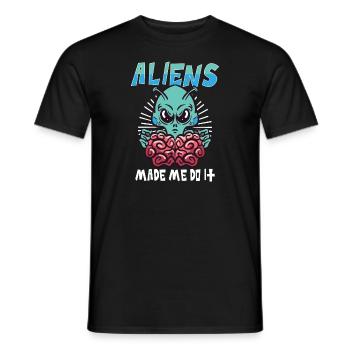 Alien Extraterrestrial Area 51 Ufo Space Geek - Männer T-Shirt - Schwarz - Vorne - AI Model Male 178 light (178cm)
