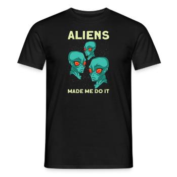 Alien Extraterrestrial Area 51 Ufo Space Geek - Männer T-Shirt - Schwarz - Vorne - AI Model Male 178 light (178cm)