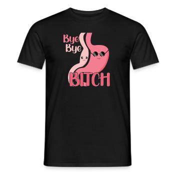 Gastrectomie à la manche Gastrectomie à la manche - T-shirt homme - noir - Devant - AI Model Male 178 light (178cm)