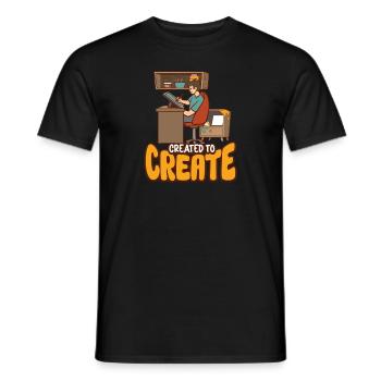 Artiste Peinture Peintre Art Couleur Art Professeur - T-shirt homme - noir - Devant - AI Model Male 178 light (178cm)