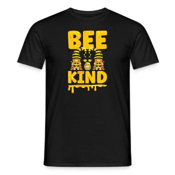 Beekeeper Gnomes Gnome Lover Funny Gnome Honey Bee - Männer T-Shirt - Schwarz - Vorne - AI Model Male 178 light (178cm)