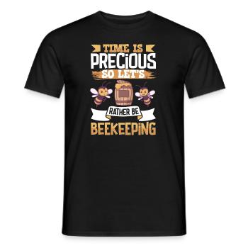 Honey Bee Beekeeping Beekeeper Honeybee Beekeeping - Männer T-Shirt - Schwarz - Vorne - AI Model Male 178 light (178cm)
