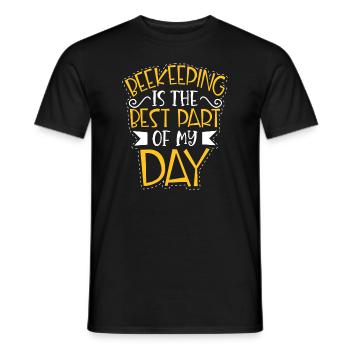 Honey Bee Beekeeping Beekeeper Honeybee Beekeeping - Männer T-Shirt - Schwarz - Vorne - AI Model Male 178 light (178cm)