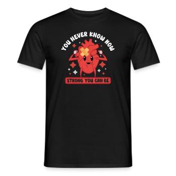 Crise cardiaque Chirurgie à cœur ouvert Chirurgie cardiaque Cadeau - T-shirt homme - noir - Devant - AI Model Male 178 light (178cm)