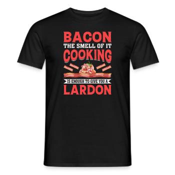 Amateurs de bacon Drôle de bacon Célèbre nourriture Keto - T-shirt homme - noir - Devant - AI Model Male 178 light (178cm)