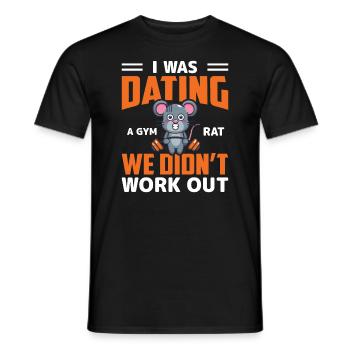 Rat Lover Rat Pet Rodent Mouse Rat Lady - Männer T-Shirt - Schwarz - Vorne - AI Model Male 178 light (178cm)