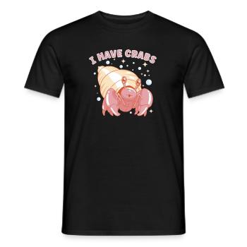 Hermit Crab Crabbing Crab Whisperer Crab Hunting - Männer T-Shirt - Schwarz - Vorne - AI Model Male 178 light (178cm)