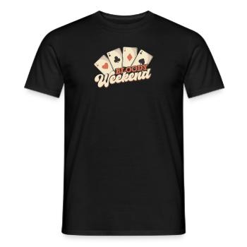 Poker Casino Poker Player Gambling Roulette - Männer T-Shirt - Schwarz - Vorne - AI Model Male 178 light (178cm)