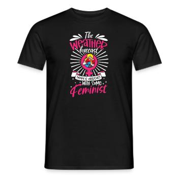 Feminism Women's Power Pro-choice Pro Abortion - Men's T-Shirt - black - Front - AI Model Male 178 light (178cm)