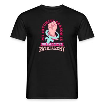 Feminism Women's Power Pro-choice Pro Abortion - Men's T-Shirt - black - Front - AI Model Male 178 light (178cm)