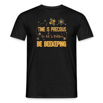 Honey Bee Beekeeping Beekeeper Honeybee Beekeeping - Männer T-Shirt - Schwarz - Vorne - AI Model Male 178 light (178cm)