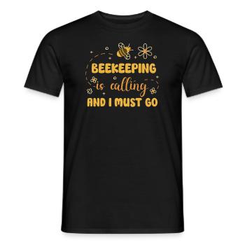 Honey Bee Beekeeping Beekeeper Honeybee Beekeeping - Männer T-Shirt - Schwarz - Vorne - AI Model Male 178 light (178cm)