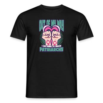 Feminism Women's Power Pro-choice Pro Abortion - Men's T-Shirt - black - Front - AI Model Male 178 light (178cm)