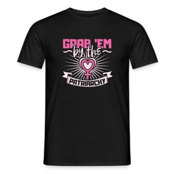 Feminism Women's Power Pro-choice Pro Abortion - Men's T-Shirt - black - Front - AI Model Male 178 light (178cm)
