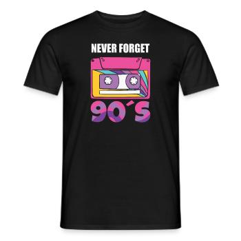 Cassette Type Vintage Cassette Retro Cassette Love - Men's T-Shirt - black - Front - AI Model Male 178 light (178cm)