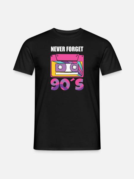 Kasettityyppinen vintage-kasetti Retro-kasetti Love - Miesten T-paita - musta