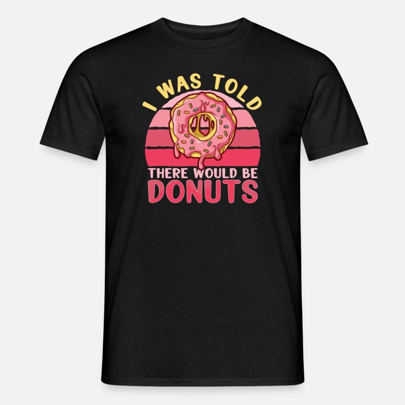 Donut Doughnut Baking Cake Baker - Männer T-Shirt - Schwarz