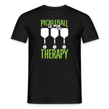 Pickleball Player Pickleball Paddle Pickleball - Männer T-Shirt - Schwarz - Vorne - AI Model Male 178 light (178cm)