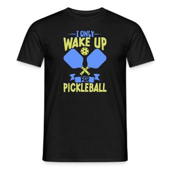 Pickleball Player Pickleball Paddle Pickleball - Männer T-Shirt - Schwarz - Vorne - AI Model Male 178 light (178cm)