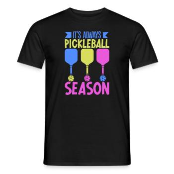 Pickleball Player Pickleball Paddle Pickleball - Männer T-Shirt - Schwarz - Vorne - AI Model Male 178 light (178cm)