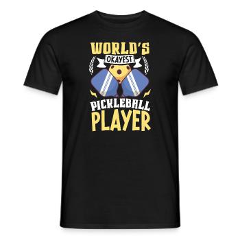 Pickleball Player Pickleball Paddle Pickleball - Männer T-Shirt - Schwarz - Vorne - AI Model Male 178 light (178cm)