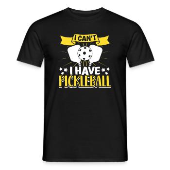 Pickleball Player Pickleball Paddle Pickleball - Männer T-Shirt - Schwarz - Vorne - AI Model Male 178 light (178cm)