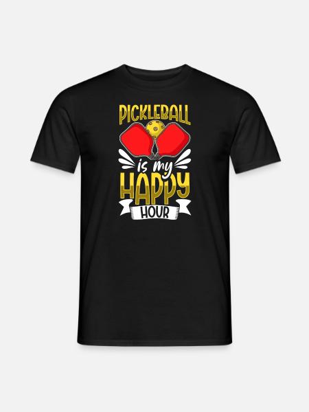 Pickleball Player Pickleball Paddle Pickleball - Men's T-Shirt - black