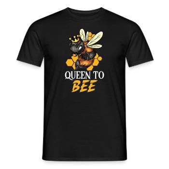 Honey beekeeping Beekeepers Honey bee apiary - Men's T-Shirt - black - Front - AI Model Male 178 light (178cm)