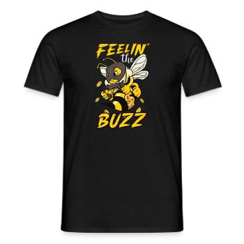 Honey beekeeping Beekeepers Honey bee apiary - Men's T-Shirt - black - Front - AI Model Male 178 light (178cm)