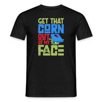 Cornhole Throwing Cornhole Player Cornhole Lover Cornhole lover - T-shirt homme - noir - Devant - AI Model Male 178 light (178cm)