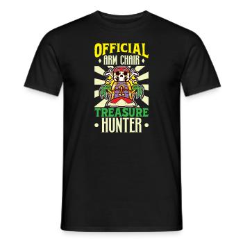 Oak Island / Treasure Hunting Oak Island Mystery - Männer T-Shirt - Schwarz - Vorne - AI Model Male 178 light (178cm)