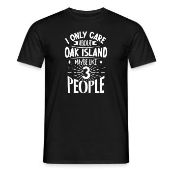 Oak Island / Treasure Hunting Oak Island Mystery - Männer T-Shirt - Schwarz - Vorne - AI Model Male 178 light (178cm)