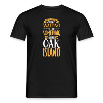 Oak Island / Treasure Hunting Oak Island Mystery - Männer T-Shirt - Schwarz - Vorne - AI Model Male 178 light (178cm)