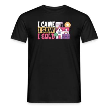 Real Estate Agent Realtor Home Closing Investor - Men's T-Shirt - black - Front - AI Model Male 178 light (178cm)
