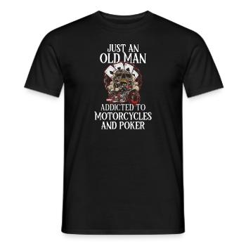 Poker Casino Joueur de Poker Jeu Roulette Cadeau - T-shirt homme - noir - Devant - AI Model Male 178 light (178cm)