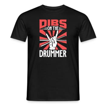 Drummer Drums Music Drum Set Drumming - Men's T-Shirt - black - Front - AI Model Male 178 light (178cm)