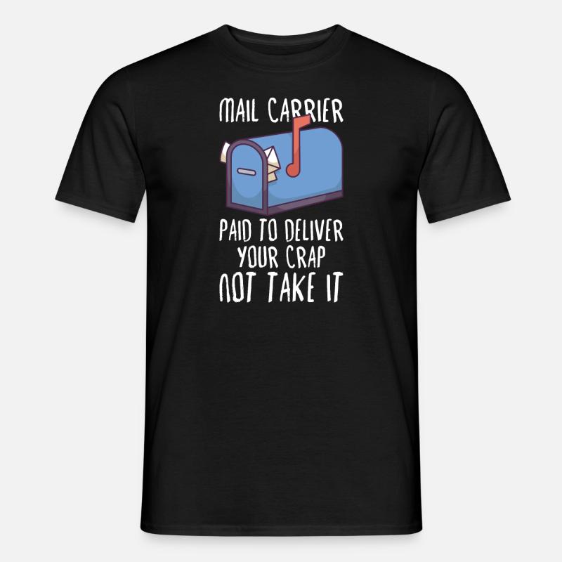 Postman Postlady Postman Post - Men's T-Shirt - black