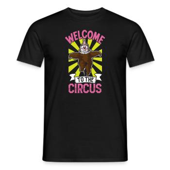 Circus Arts Circus Artists Event Staff - Men's T-Shirt - black - Front - AI Model Male 178 light (178cm)