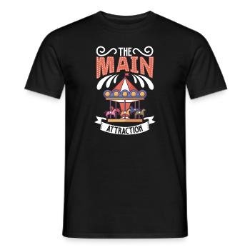 Circus Arts Circus Artists Event Staff - Men's T-Shirt - black - Front - AI Model Male 178 light (178cm)