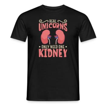 Kidney Transplant Kidney Donor Kidney Disease - Men's T-Shirt - black - Front - AI Model Male 178 light (178cm)
