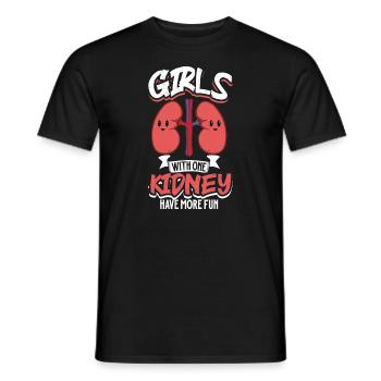 Kidney Transplant Kidney Donor Kidney Disease - Men's T-Shirt - black - Front - AI Model Male 178 light (178cm)