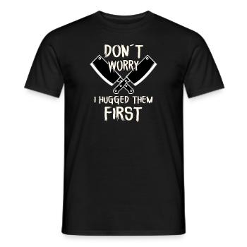 Butcher Butcher Meat Meat Cutter - Men's T-Shirt - black - Front - AI Model Male 178 light (178cm)