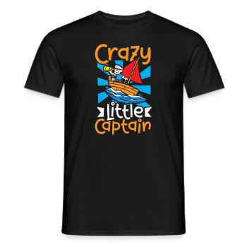 Boating Dad Boat Captain Pontoon Sailor Cruising - Männer T-Shirt - Schwarz - Vorne - AI Model Male 178 light (178cm)