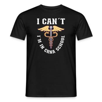 Nurse Nursing Clinic Paramedic - Men's T-Shirt - black - Front - AI Model Male 178 light (178cm)