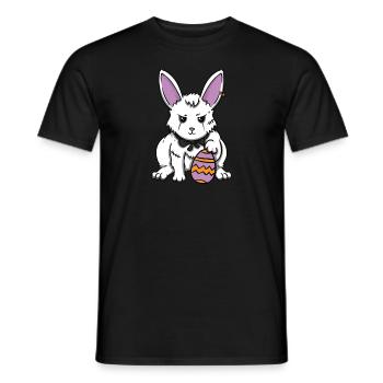 Gothic Rabbit Gothic Rabbit Gothic Easter Emo Goth - Men's T-Shirt - black - Front - AI Model Male 178 light (178cm)