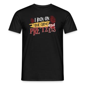 True Crime Murder Spy Crime Interest Gift Idea - Männer T-Shirt - Schwarz - Vorne - AI Model Male 178 light (178cm)