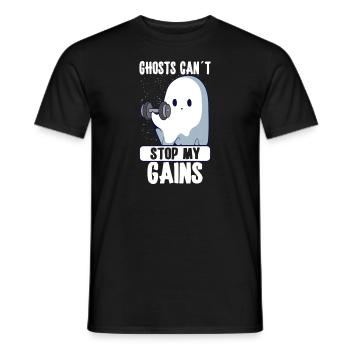 Bodybuilding Powerlifting Weightlifting Fitness - Men's T-Shirt - black - Front - AI Model Male 178 light (178cm)