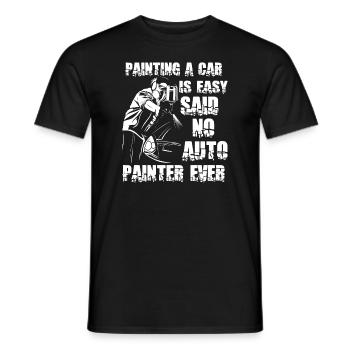 Car Painter Car Body Painter Car Mechanic - Men's T-Shirt - black - Front - AI Model Male 178 light (178cm)