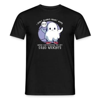 Bodybuilding Powerlifting Weightlifting Fitness - Men's T-Shirt - black - Front - AI Model Male 178 light (178cm)